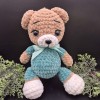 Ръчно плетена играчка- Мече - На супер цена
