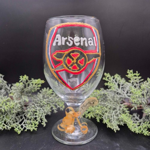 Халба за бира с логото на Arsenal