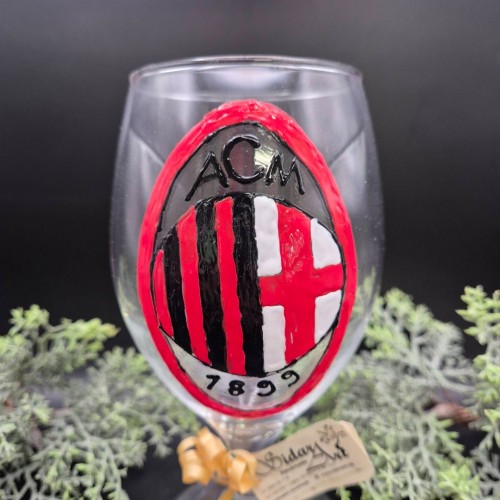 Халба за бира с логото на  AC MILAN