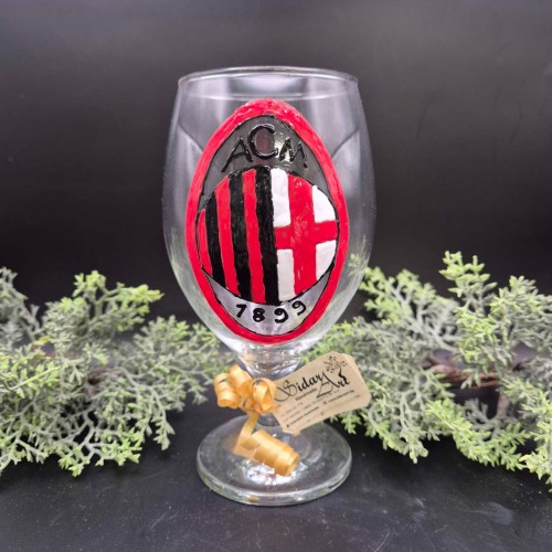 Халба за бира с логото на  AC MILAN